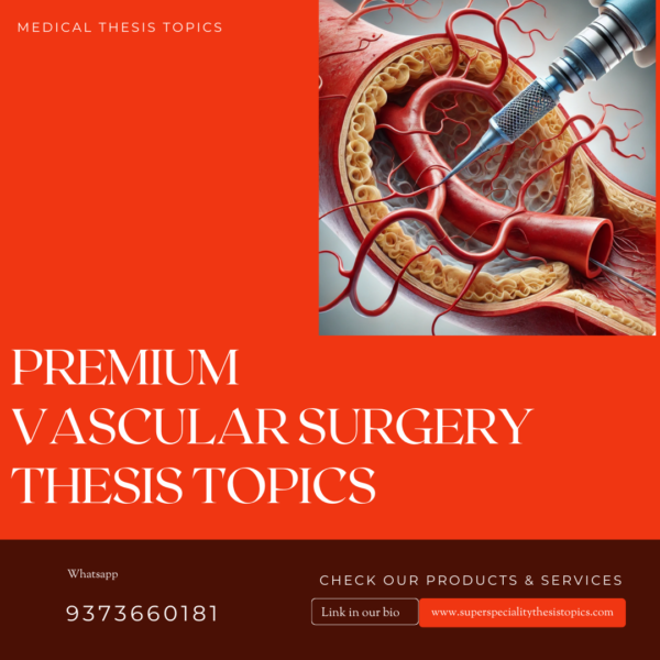 vascular surgery thesis topics