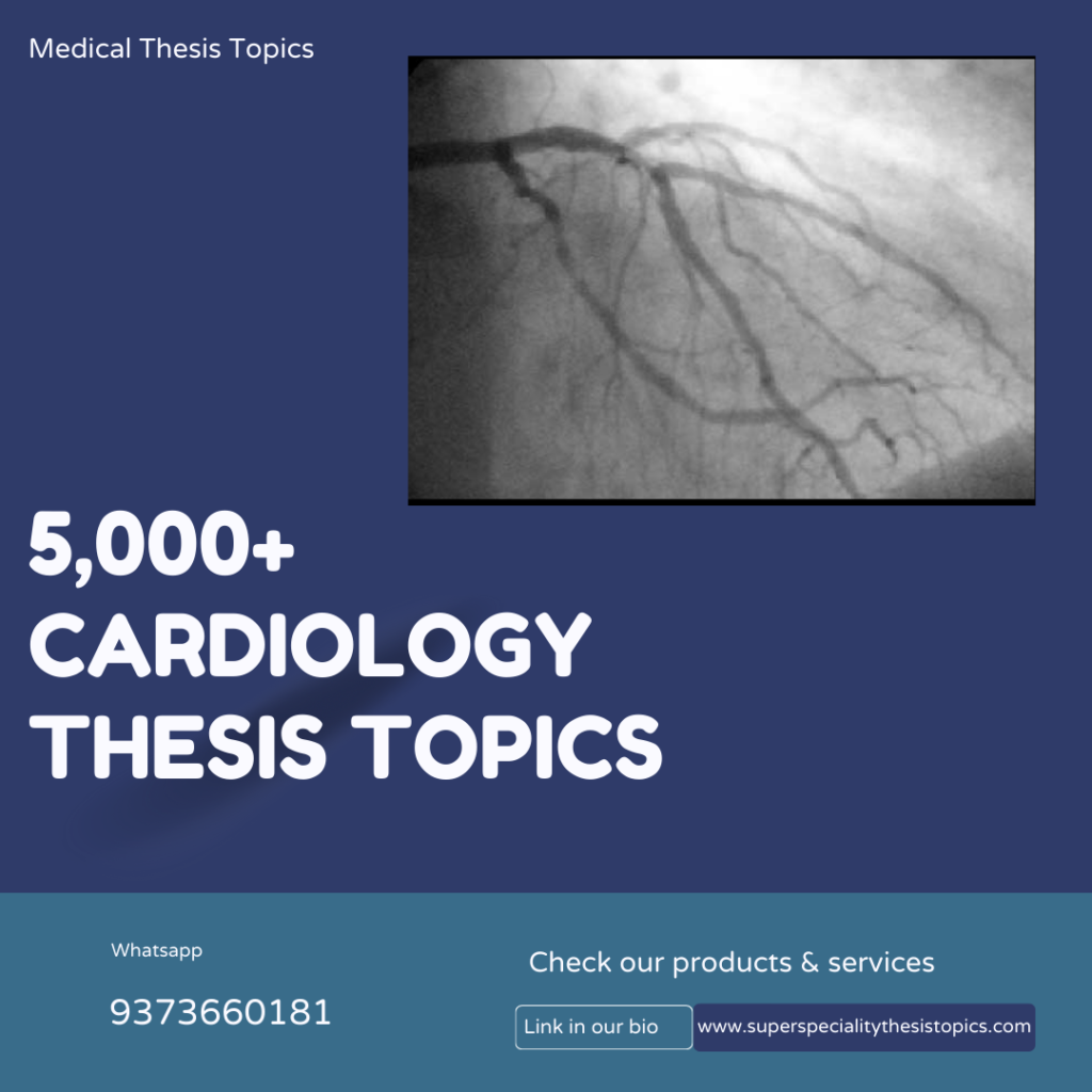 cardiology thesis topics