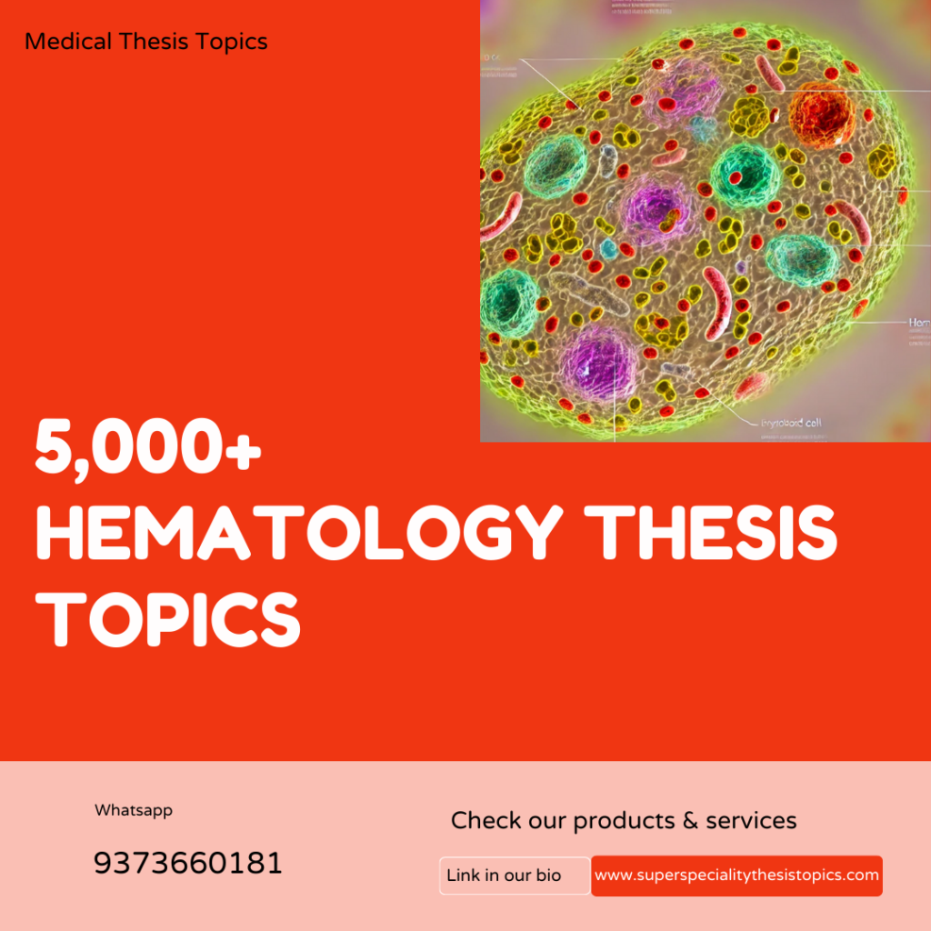 hematology thesis topics