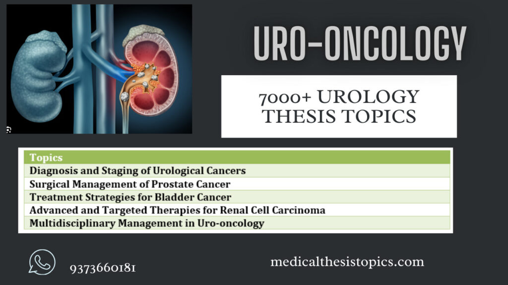 Uro-Oncology Thesis Topics