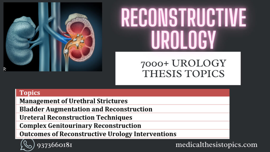 reconstructive urology thesis topics