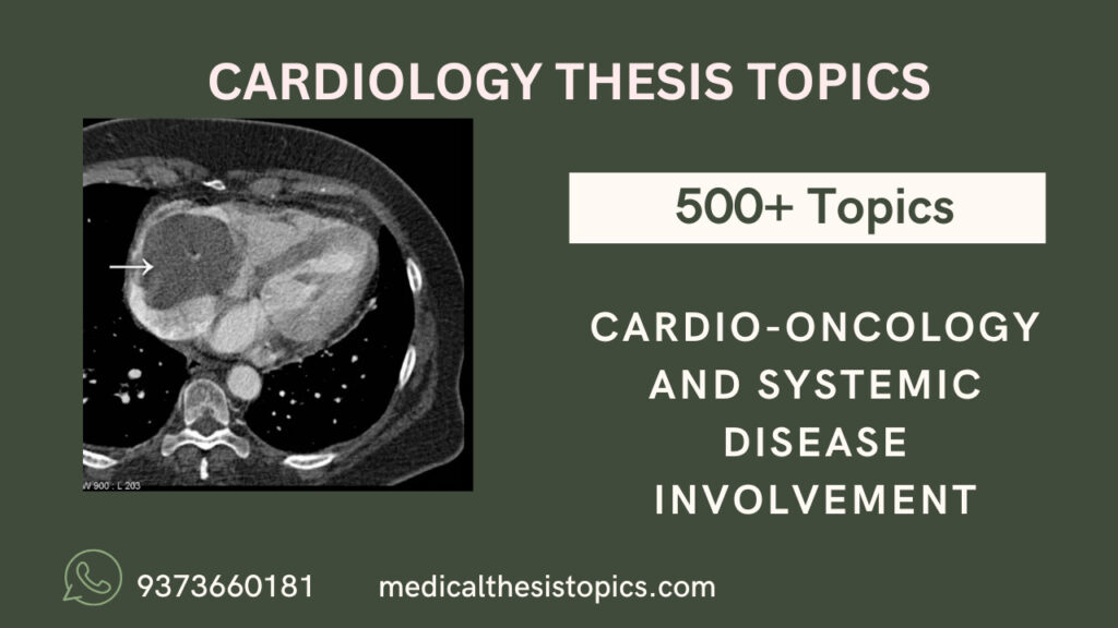 cardio-oncology thesis topics