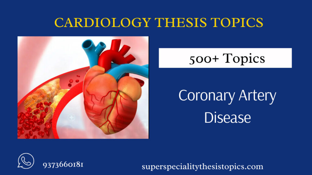 CARDIOLOGY THESIS TOPICS