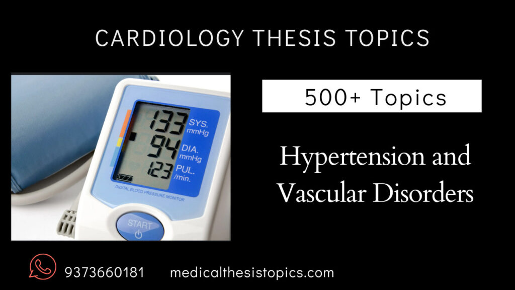 cardiology thesis topics
