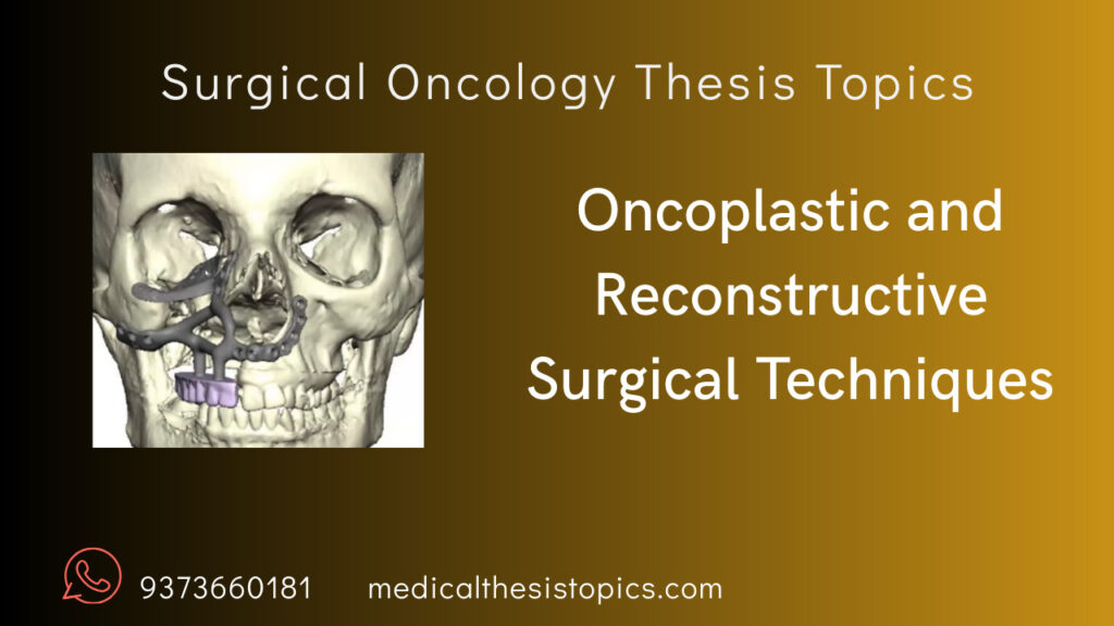 surgical oncology thesis topics