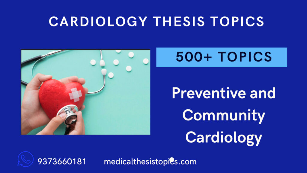 preventive cardiology thesis topics