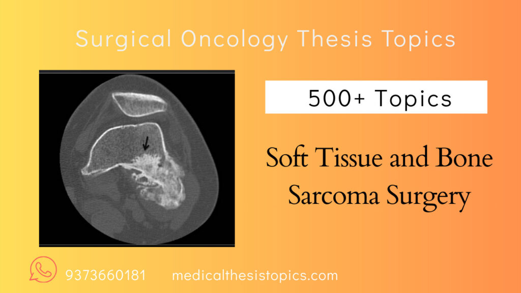 surgical oncology thesis topics