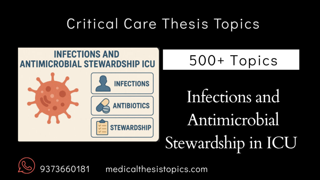 critical care medicine thesis topics