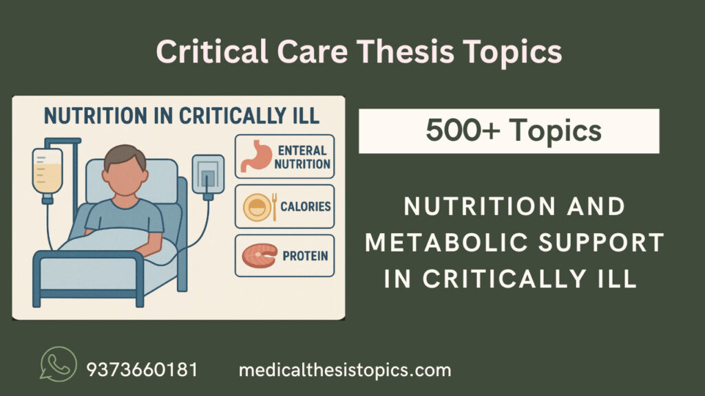 critical care thesis topics