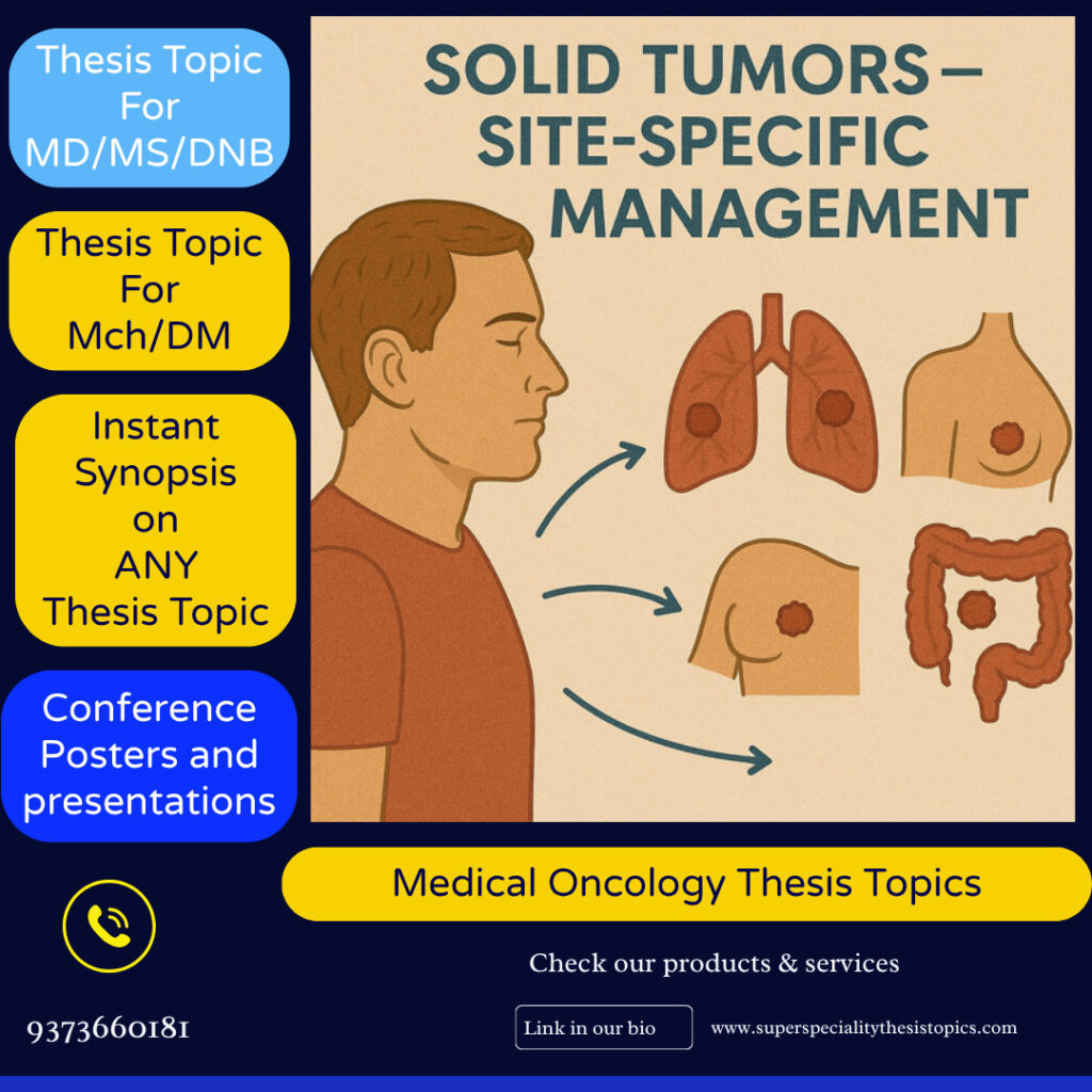 Medical Oncology thesis topics