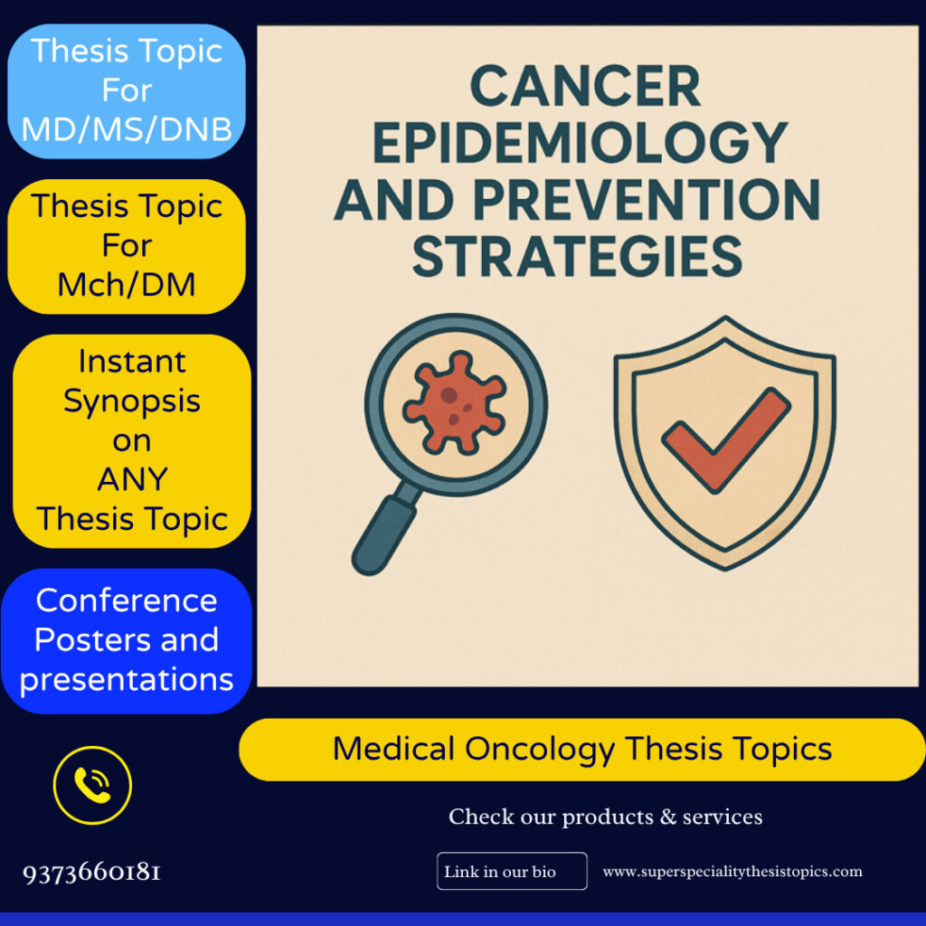 Medical Oncology thesis topics