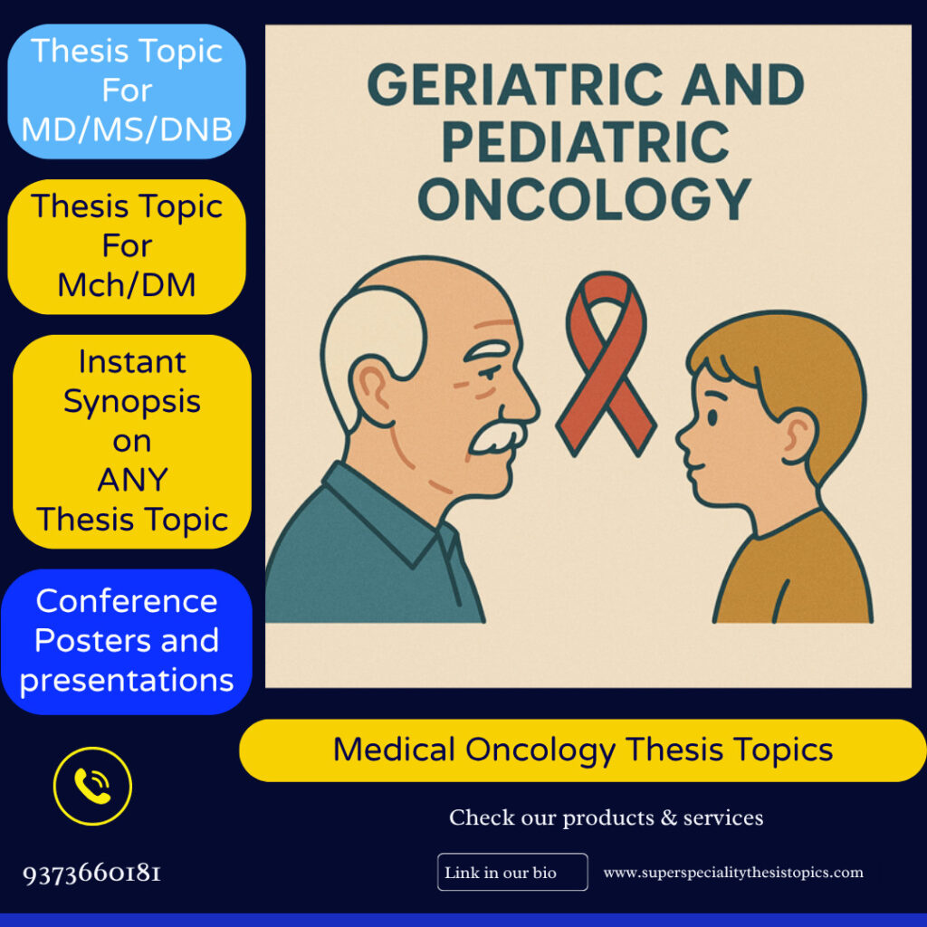 Medical Oncology thesis topics