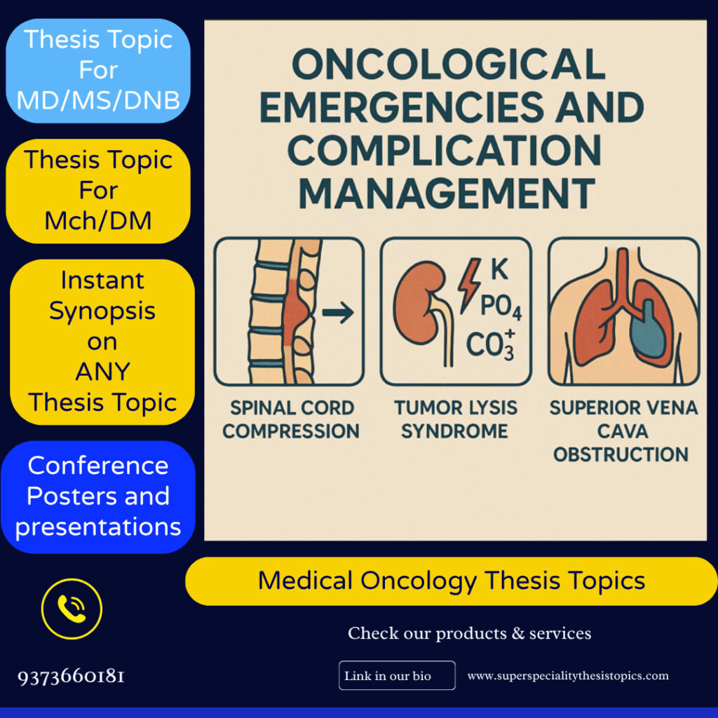 Medical Oncology thesis topics