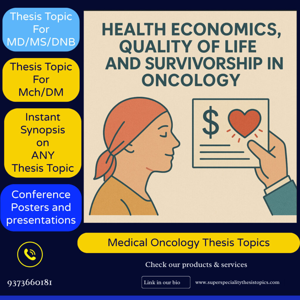 Medical Oncology thesis topics