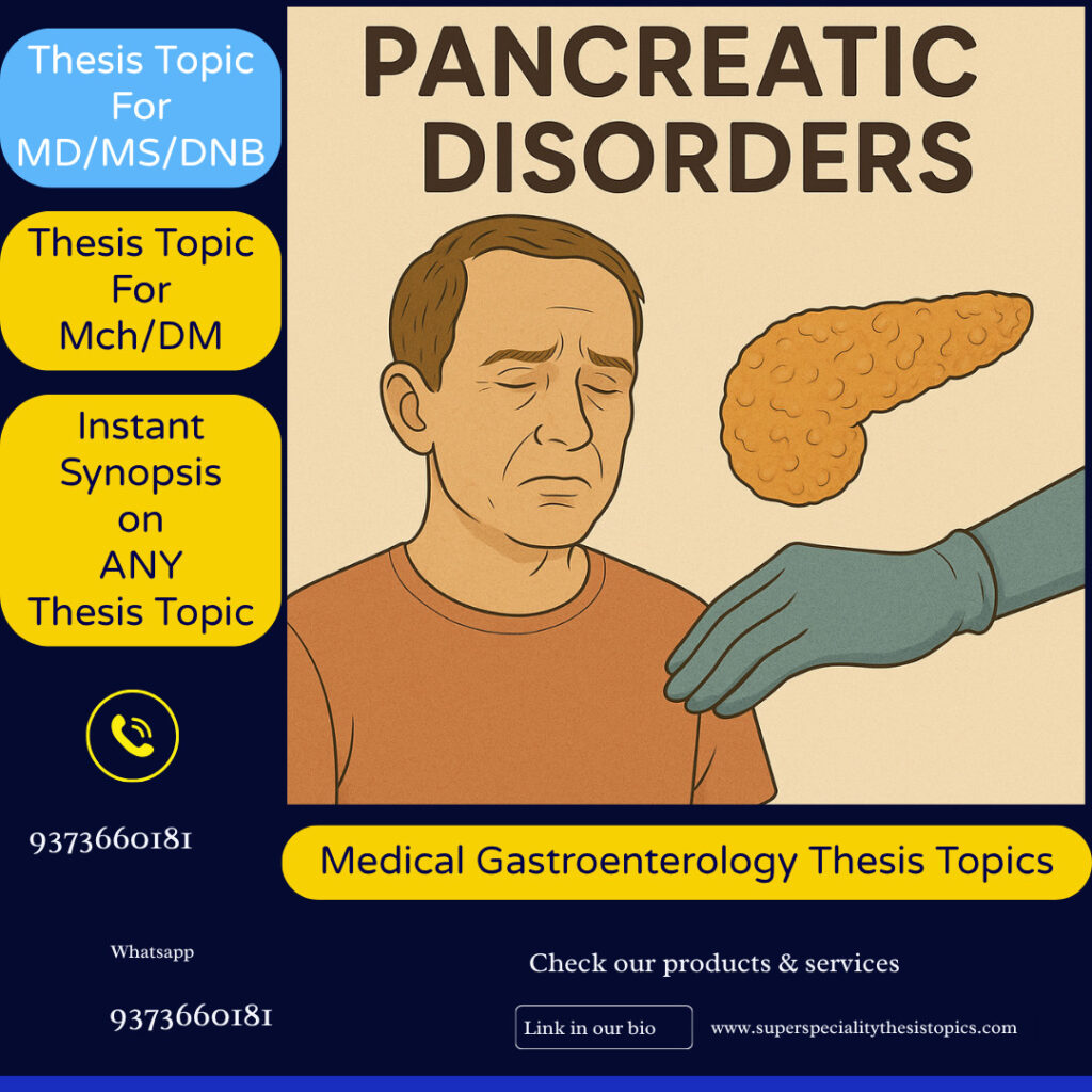 medical gastroenterology thesis topics