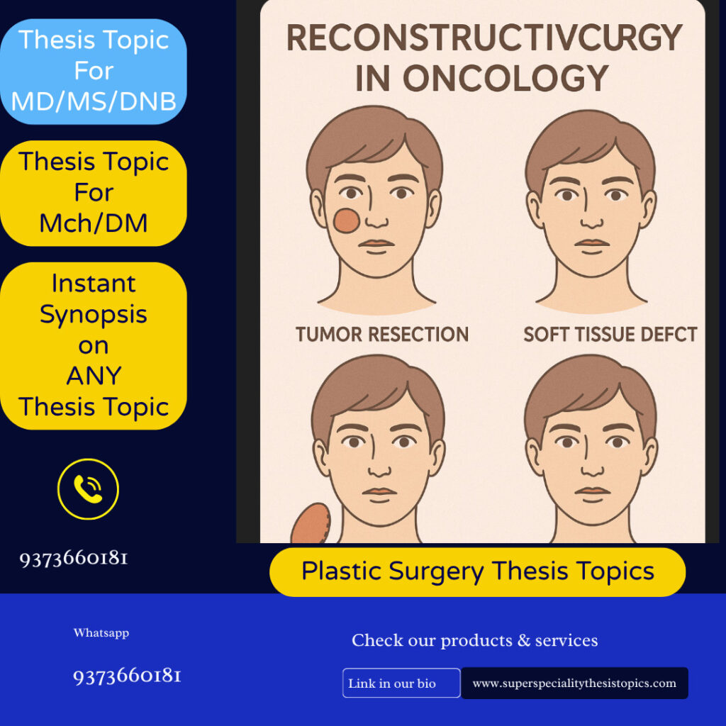 plastic surgery thesis topics