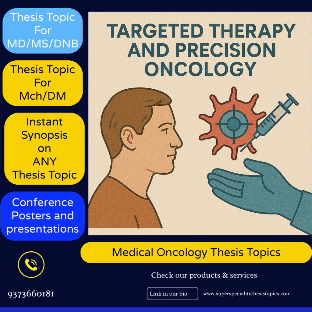 Medical Oncology thesis topics