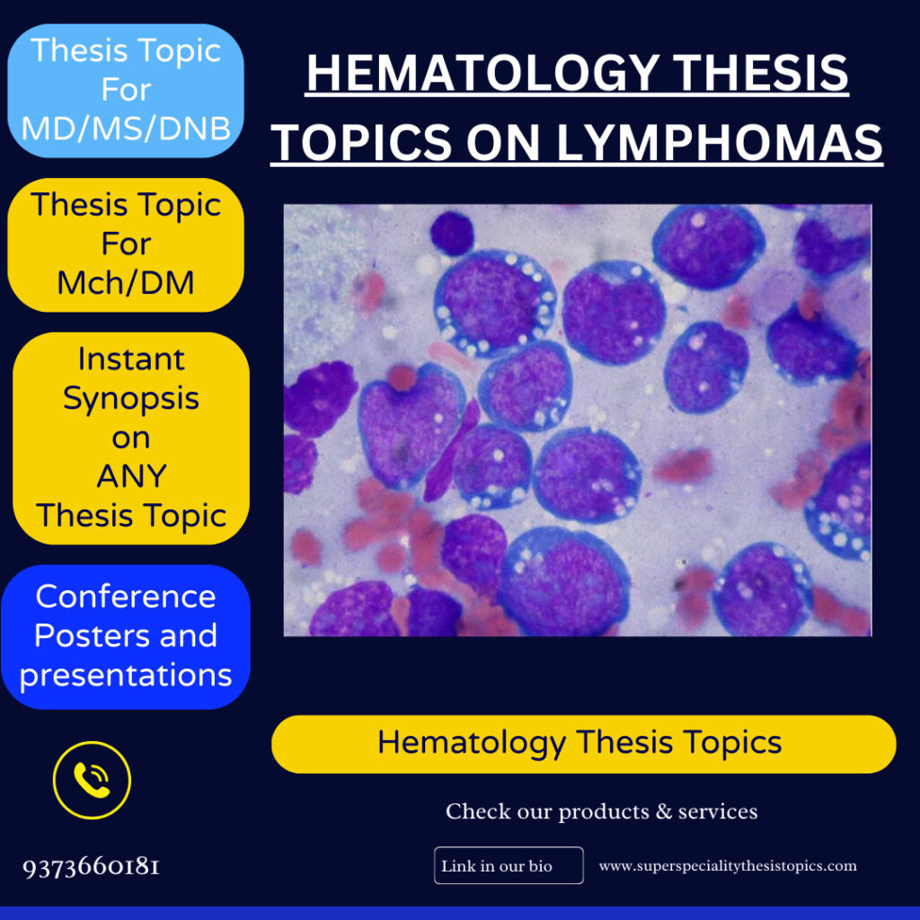 hematology thesis topics on lymphoma