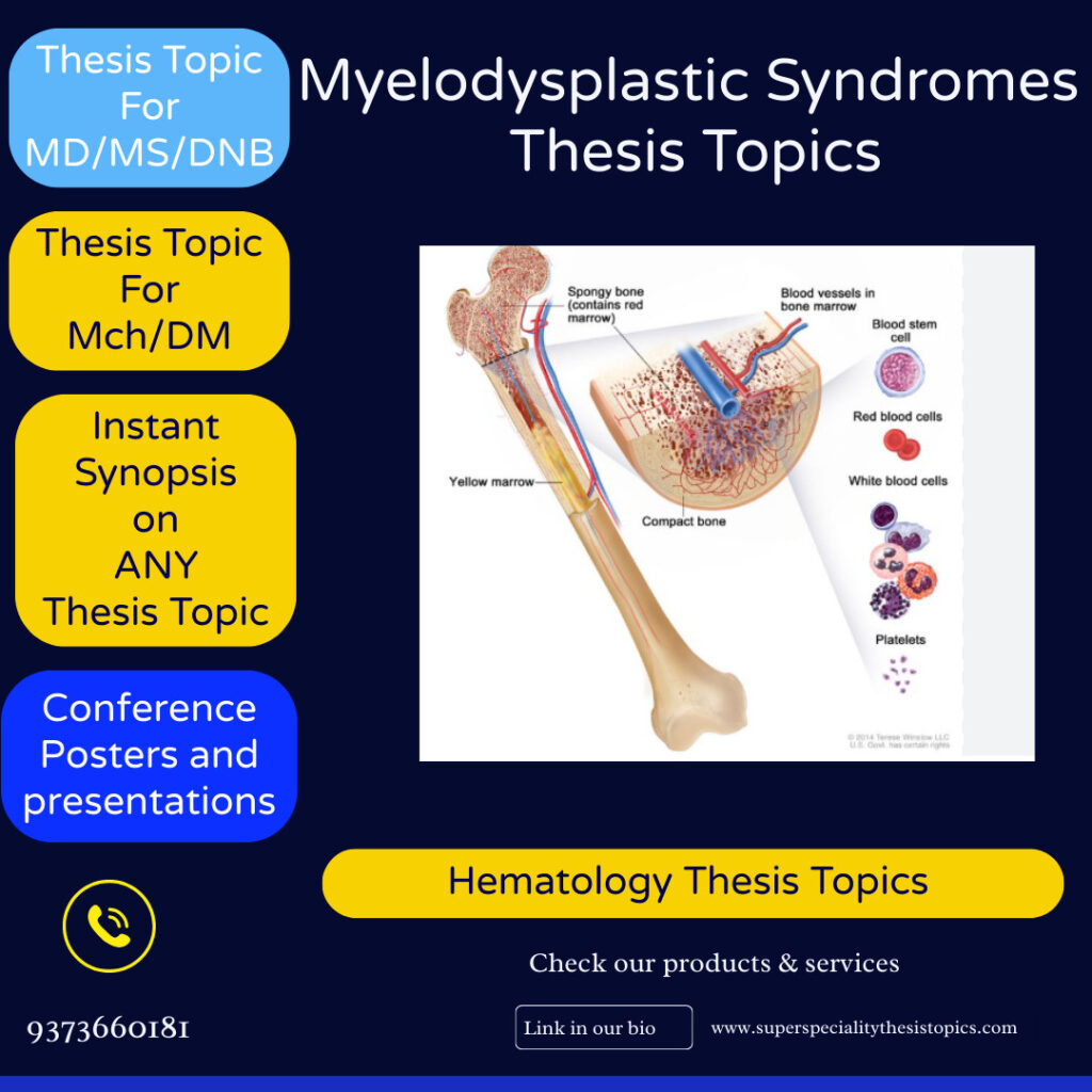 hematology thesis topics on myelodysplastic syndromes