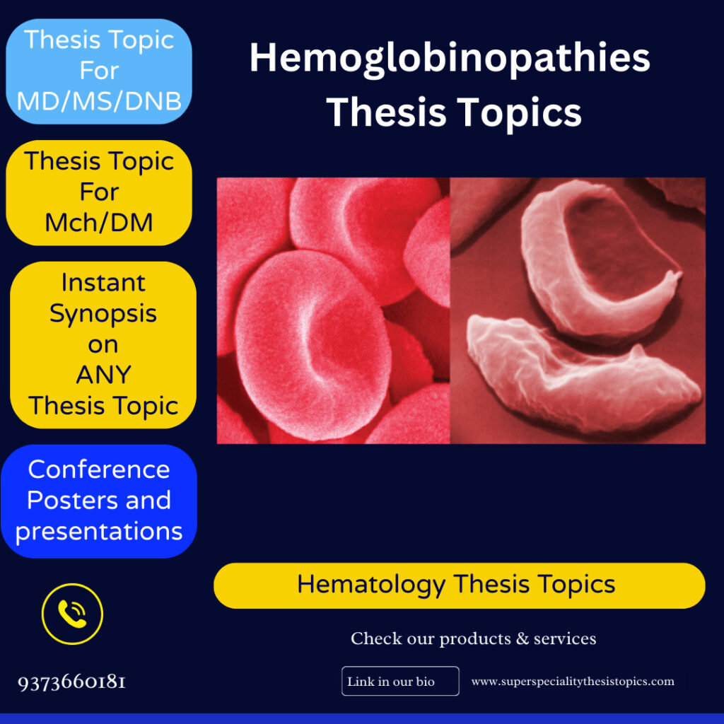 hematology thesis topics